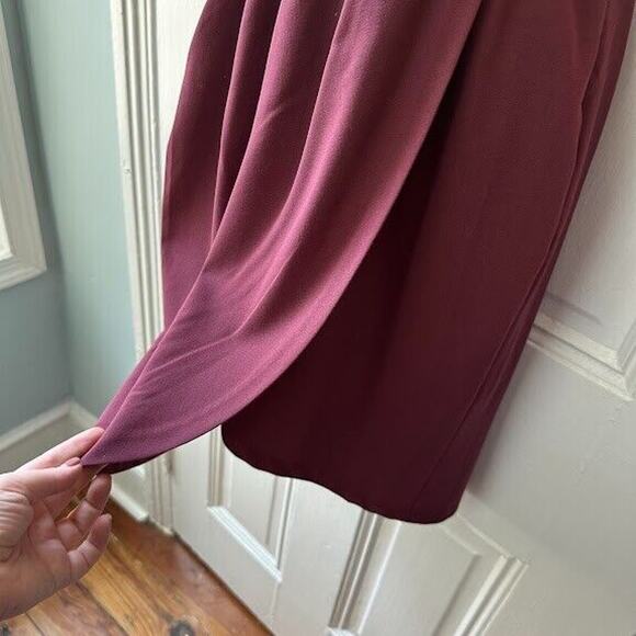 Max and Cleo Wrap Halter Dress Womens 4 A Line Belted Sleeveless V Neck NWT Y2K - Picture 3 of 8